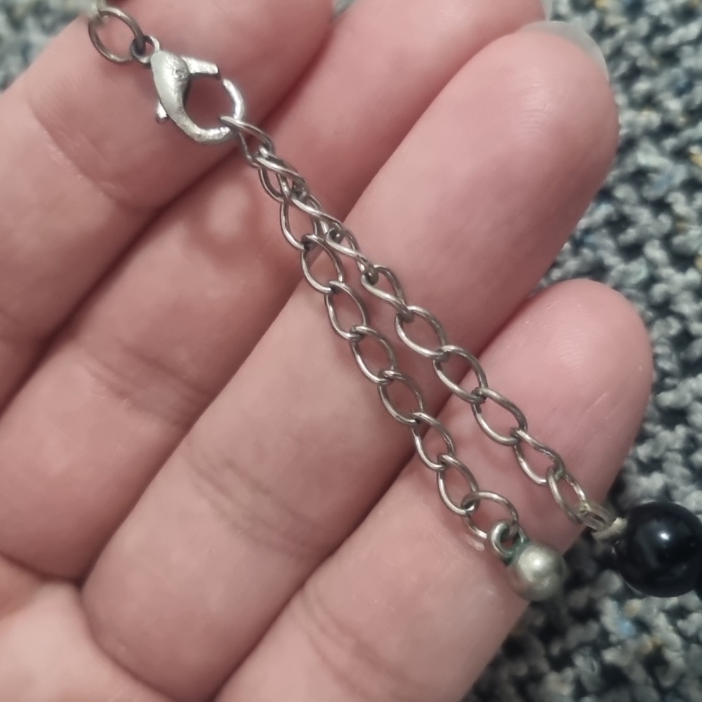 Black Beaded Necklace - Picture 5 of 7